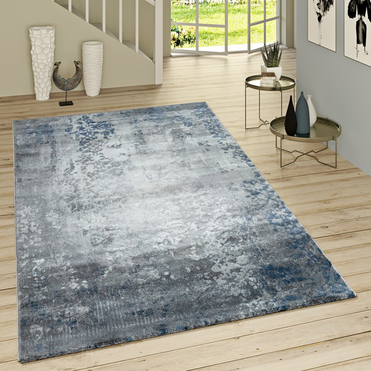 Lark Manor Pilar Grey/Blue Rug & Reviews Wayfair.co.uk